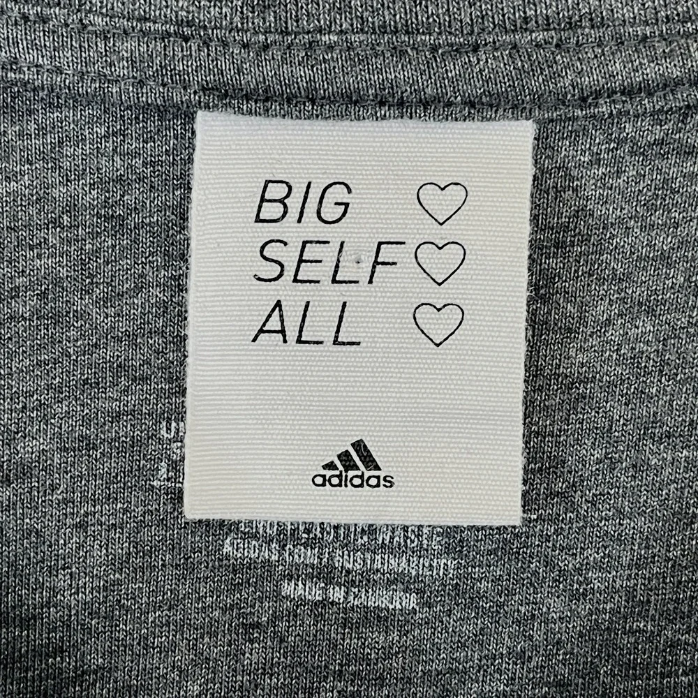Adidas Womens Valentines Day Jumpsuit Size S Dark Grey Heather Cozy Lounge‎